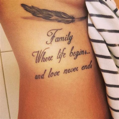 familie tattoo spruch|More.